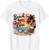 Beach Hair Don't Care Vacation Summer Vibes Coconut Sunglass Gift Unisex T-Shirt