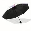 1pc Sanrio Magician Cinnamoroll Design Automatic Opening and Closing Umbrella - Small Umbrella Suitable for Various Occasions, Portable 3-Fold Small U