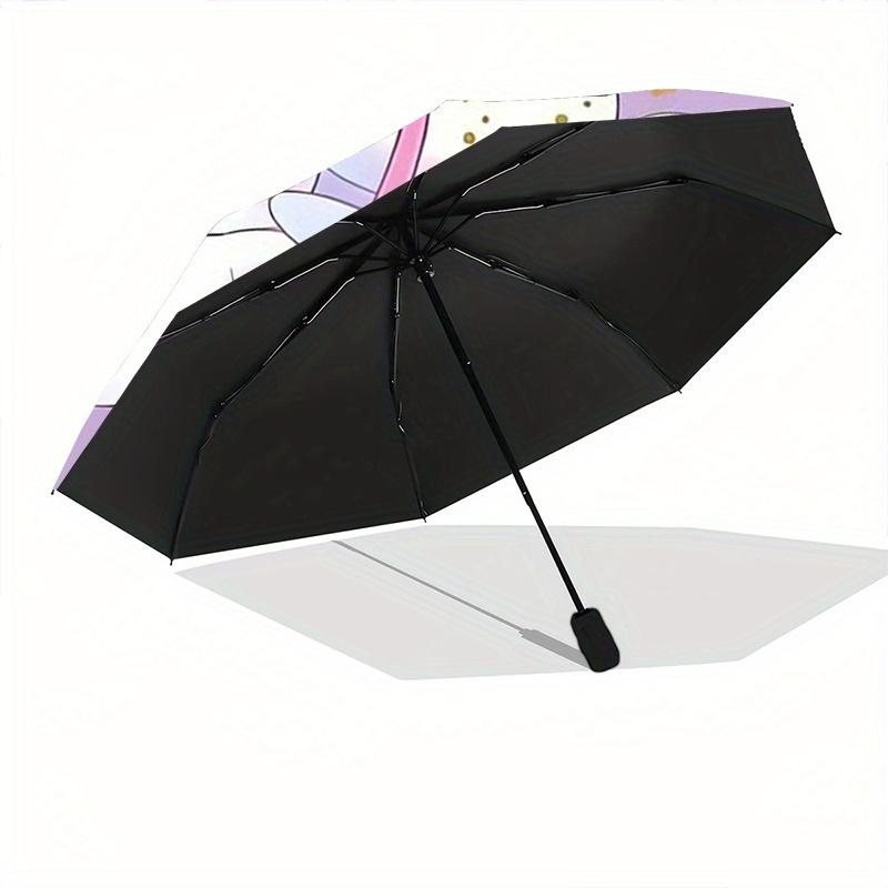 1pc Sanrio Magician Cinnamoroll Design Automatic Opening and Closing Umbrella - Small Umbrella Suitable for Various Occasions, Portable 3-Fold Small U