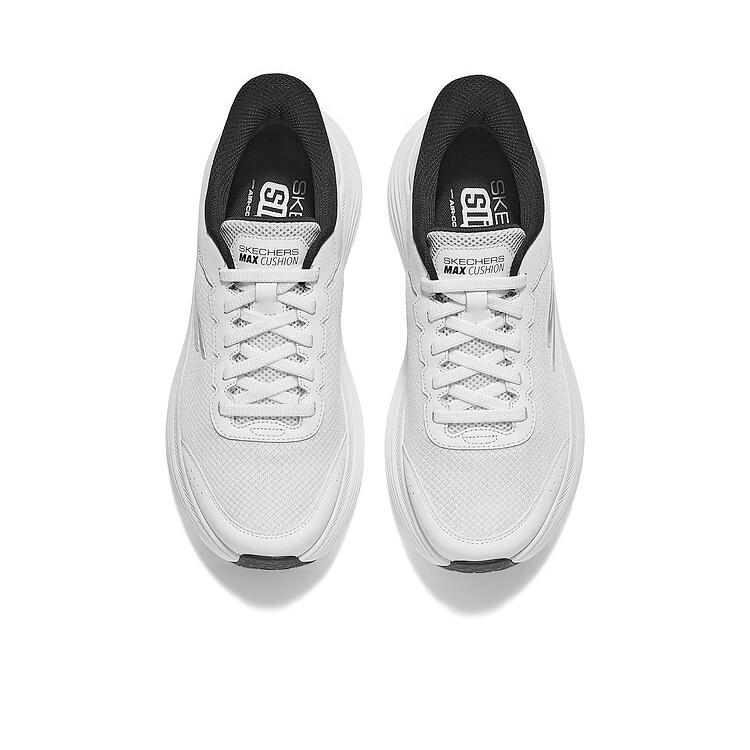Skechers Мужские Удобные Универсальные Прочные Низкие Повседневные Беговые Кроссовки Мужская кроссовка Белый 220610-WBK