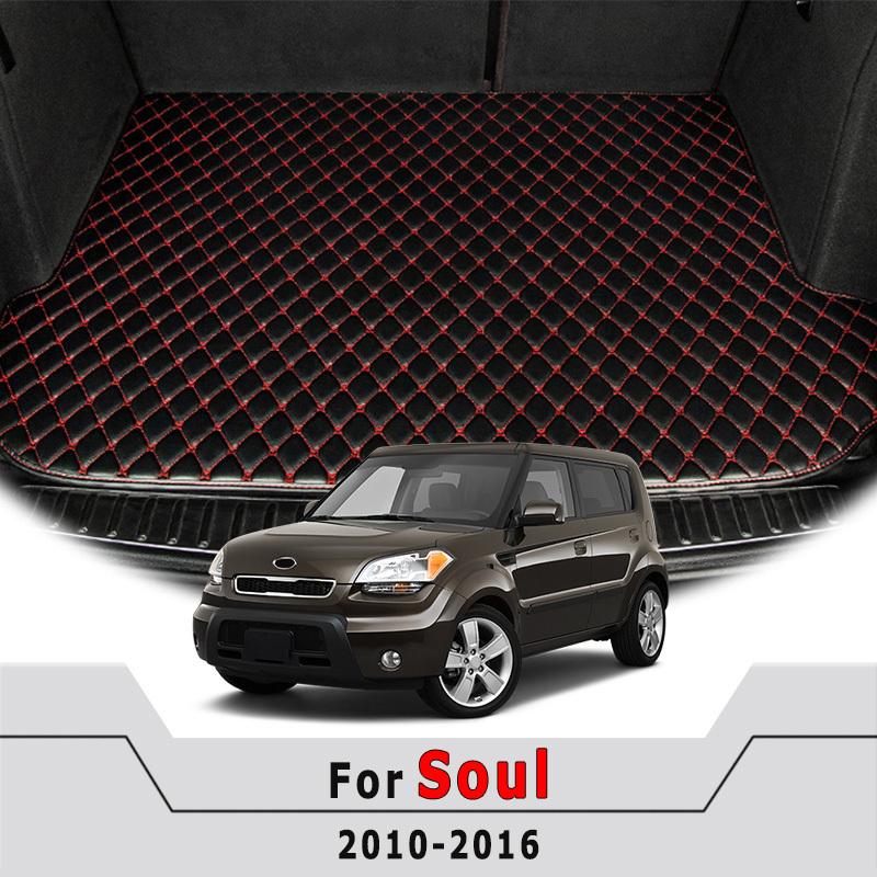 Коврики в багажник автомобиля Kia Soul 2016 2015 2014 2013 2012 2011 2010 Коврики в багажник Автозапчасти Накладки на салон Аксессуары Чехлы