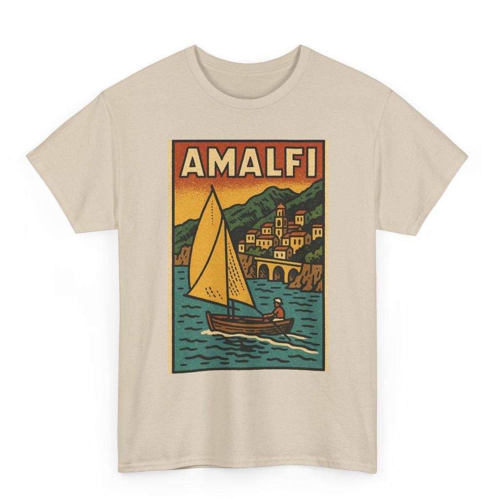Amalfi T-Shirt | Retro Italy Travel Tee | Amalfi Coast Adventure Shirt