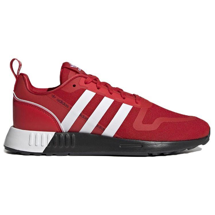 Adidas Multix Logo Print - Ярко-красные мужские кроссовки Обувь-Белый Core-Черный GZ3534