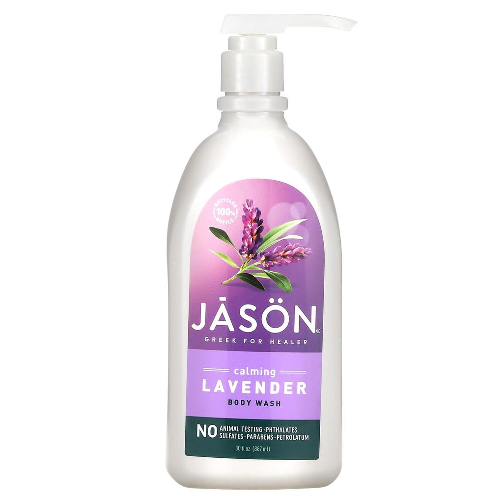 Jason Natural Body Wash, Calming Lavender, 30 Fl Oz (887 Ml)