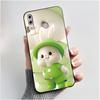 For ASUS Zenfone 5 ZE620KL ZF620KL X00QD 5z ZS620KL Z01RD Case Luxury Cute Love Rabbit Funny Black Soft TPU Silicone Back Cover