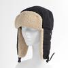 Winter Warm Earflap Chestnut Hat Black Insulated Winter Hat