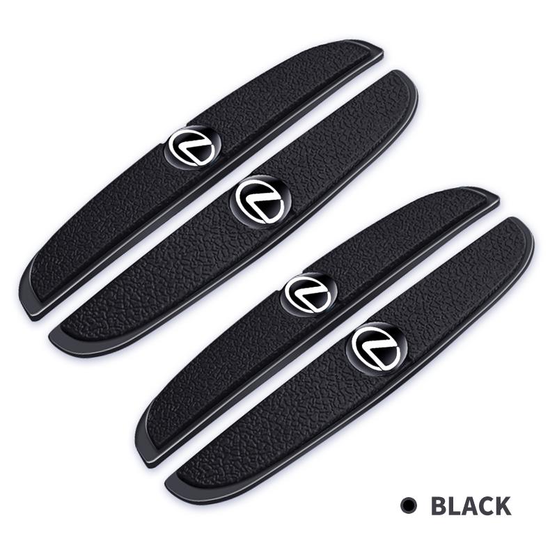 4Pcs Car Door Bumper Anti-collision Rubber Stickers For Lexus F-SPORT ES RX NX LS UX LM LX GX LC RZ IS CT GS RC HS SC TX L