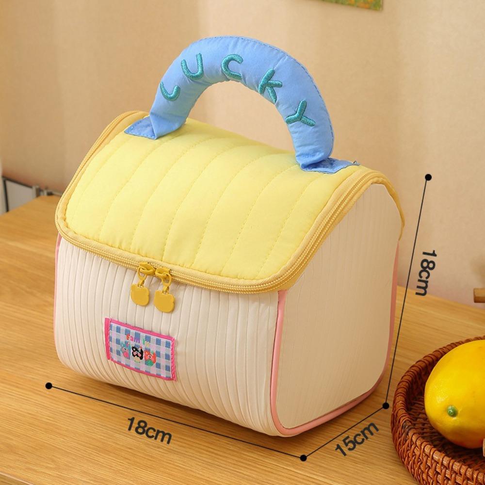 House-shaped Makeup Bag Large Capacity Skincare Storage Bag Creative Travel Washbag  Home