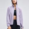 Anta Running Series Solid Color Logo Zip Hooded Long Sleeve Jacket Women Jackets Purple 962335601-3
