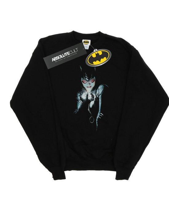 DC Comics Mens Batman Alex Ross Catwoman Sweatshirt