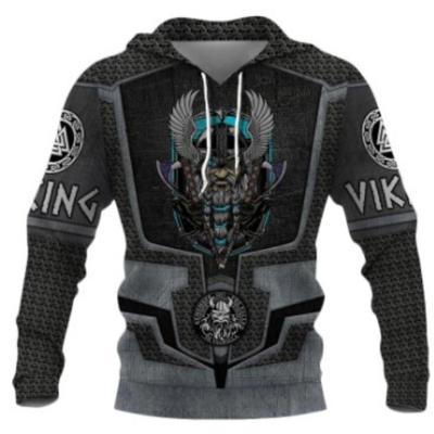 Толстовка с капюшоном и 3D-цифровым принтом Tattoo Armor, мужская толстовка.