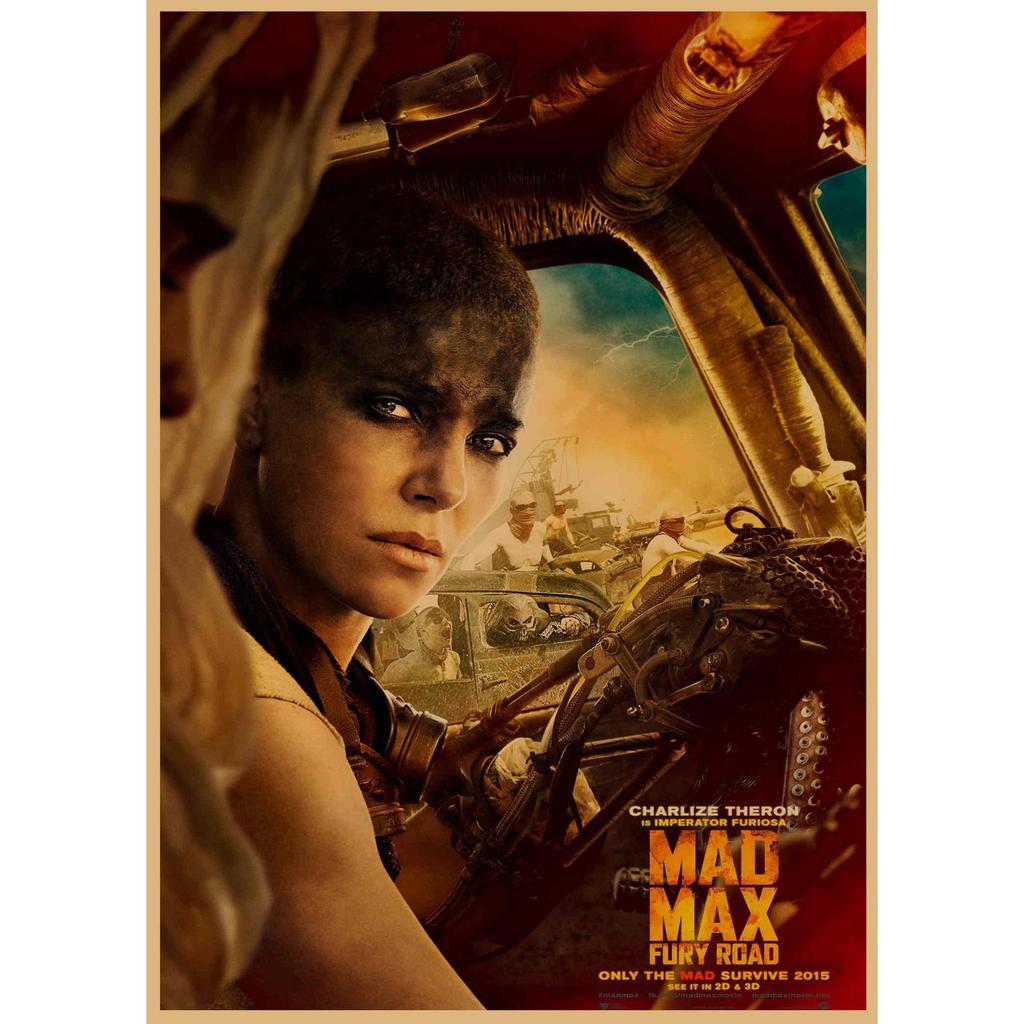 Классический ретро-постер в стиле Sci-Fi «Безумный Макс» Настенное искусство