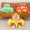 Младенцы учатся сидеть на диване Низкий центр тяжести Спинка от падения Детское сиденье Мультяшное Мягкое Сиденье для тренировки сидения Учимся сидеть на стуле