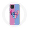 Чехол для Samsung Galaxy A03 Stitch and angel blue Pink