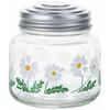 Aderia (ADERIA) [Aderia Retro Bonbon Container (Mini) Wildflower Design In a Gift Box, Made In Japan, 1868] Storage Container, Showa Era Retro Glass C