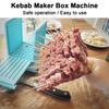 Говядина Свинина Мясо Барбекю Stringer Box Машина Аксессуары для Барбекю Инструменты для Шампуров Овощи 49 Отверстий Шампурница для Кебаба