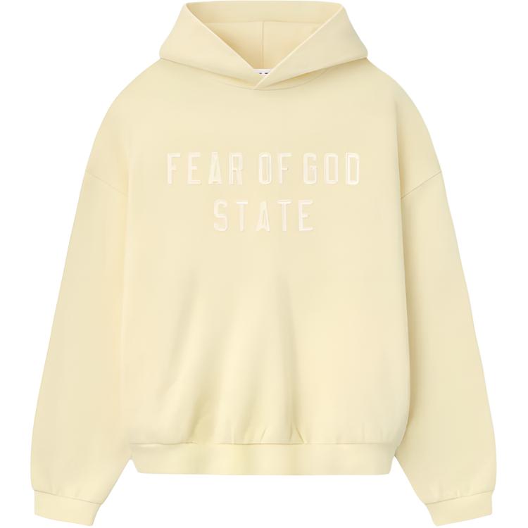 Fear of God Essentials Худи 90-х Садовый желтый Мужские топы 192SP256218F