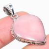 Natural Pink Opal Gemstone Handmade 925 Solid Sterling Silver Pendant 1.50" R3o44