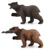 Authentic Forest Animal Figurines Black Bear And Brown Bear Realistic Toy Set