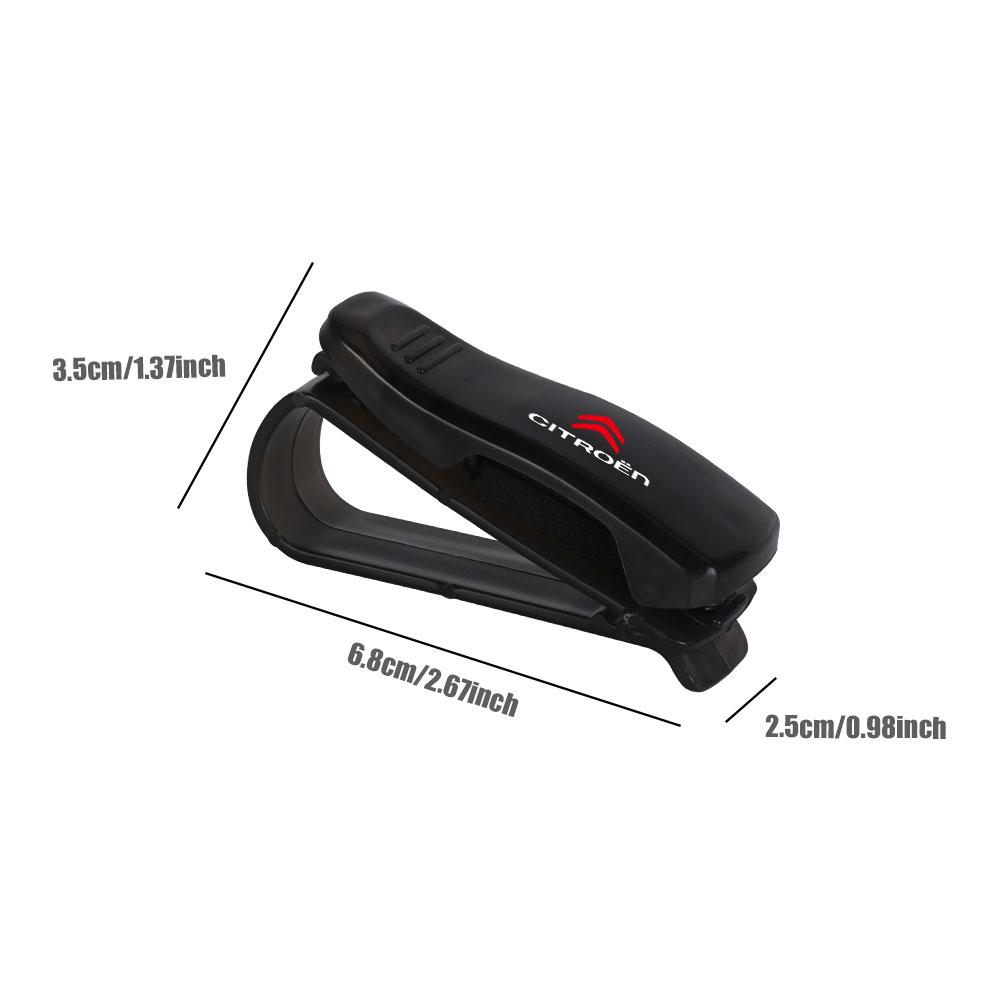 Universal ABS Car Visor glasses Clip Sunglasses Clip Card Ticket Clip Fastening Clip For Citroen C4L VTS C-ELYSEE C3-XR C5 DS C2 ajn256