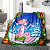 Pink Panther Christmas Flannel Blanket Super Soft Warm Cozy Blanket for Sofa Bed Office Travel All‑Season Home Decor Gift