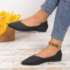 Fashion Ladies Slip-ons Pointy Toe Light Shoes For Women Promotion 2024 Simple Flats Spring Outdoor Cute