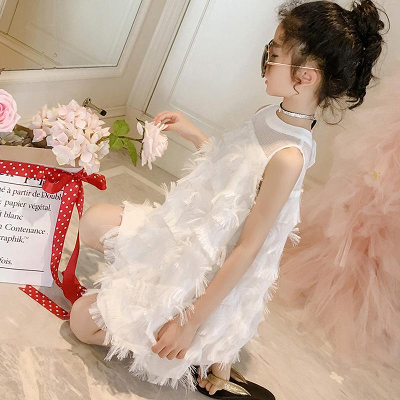 Летнее детское платье, газовая юбка, юбка принцессы