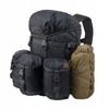 Torba 3W1 Kompresyjna Foxhole Na Ramie Zasobnik Nylon Z Klamrą Black 4,5 L