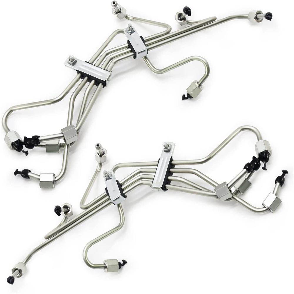 8 Fuel Injection Lines For Ford 6.9L 7.3L IDI Diesel F-Series Trucks 1983-94