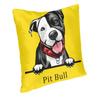Чехол на подушку с забавной собакой Pit Bull 55x55 см, бархатная современная наволочка для домашнего животного, украшение для дома, наволочка для дивана Dakimakura