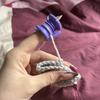 3D-печать Крючком защита пальцев Вязание Рукоделие Направляющая для пальцев пряжи Кольцо-регулятор натяжения пряжи для крючка Для ручного вязания