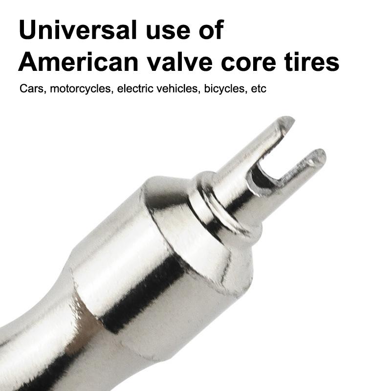 Valve Core Screwdriver Tire Valve Core Stem Remover Tire Remover Keychain For Auto Truck Bike Wheel Repair Tool Accessories