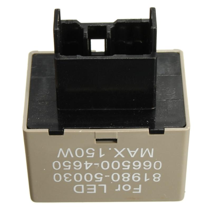 Реле мигалки со светодиодной мигалкой, электронные светодиодные реле мигалки в сборе, фиксированные 8-контактные электрические светодиодные реле мигалки 81980-50030