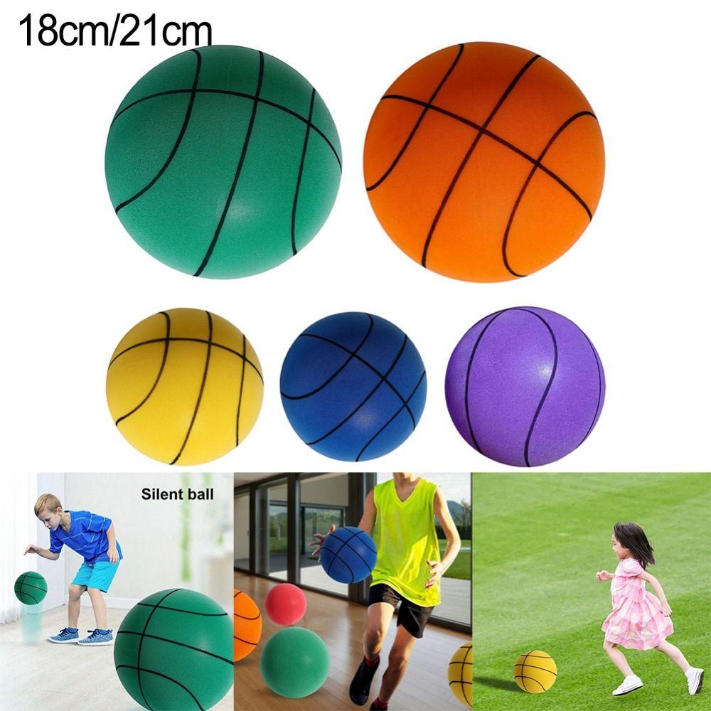 Low Decibel Bouncing Mute Ball 18cm/22cm/24cm Bouncy Balls High Mute Ball  Birthday Gift