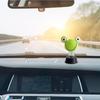 Украшение для автомобиля Вязаный узор с животными Декоративная накладка на приборную панель Автомобильные аксессуары Декор крючком Украшение салона автомобиля Качающаяся фигурка