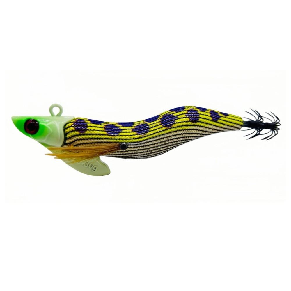 30g Weight S-Shaped Design Lure 12.5cm Length Rattle Fishing Lure For Squid Fishing