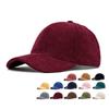 Autumn Winter Corduroy Baseball Cap Men's Warm Cap Women's Sun Hat