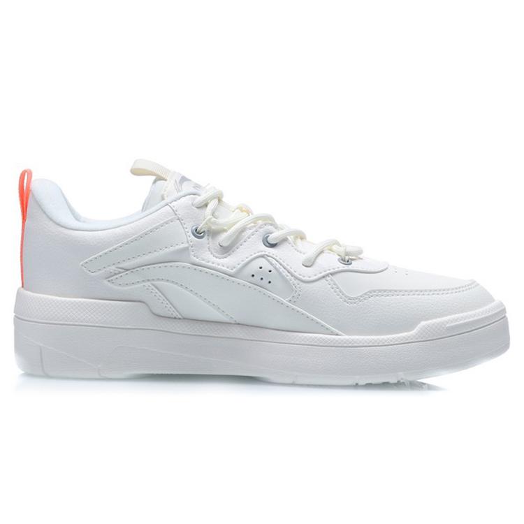 Li Ning Wave Superwave Lo Нескользящие износостойкие Низкие кеды для скейтборда Женские Белые AGCQ228-1