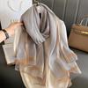Lightweight Silk Scarf Shawls Elegant Soft Wraps Glitter Scarves for Women for All Year Round Gift Scarfs