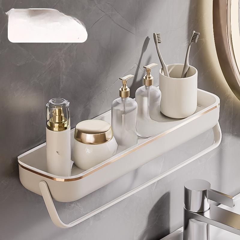 Полка для хранения в ванной комнате, вешалка для полотенец без перфорации, настенная полка для хранения в ванной комнате, полка для хранения в ванной комнате