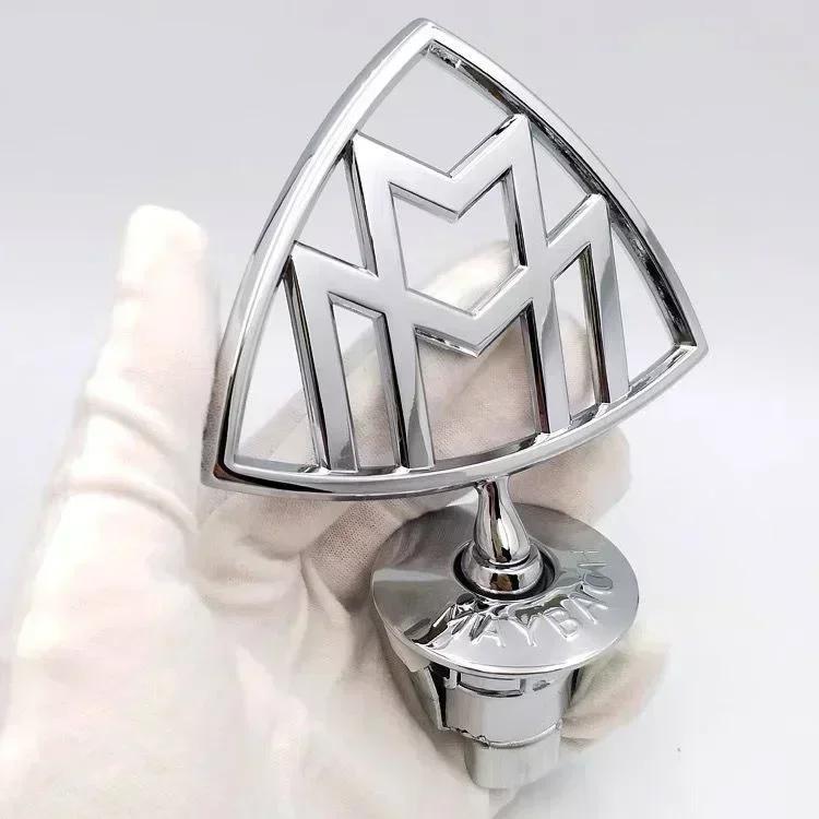 Metal Car Star Hood Badge Front Emblem Logo For Mercedes Benz Maybach C E S Class W204 W205 W212 W213 W211 W220 W222 W223