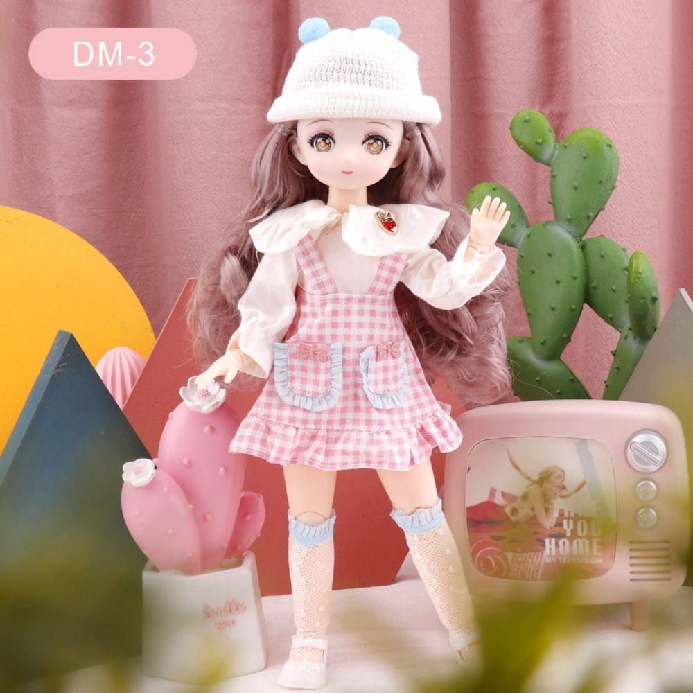 Наряди 30 см Аниме Bjd Куклу с Одеждой 30 см Шарнирные Игрушки 1/6 Куклы Bjd Детская Игрушка