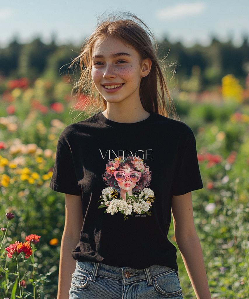 ONEHUNDREDPERCENT FOR WOMAN Ohpxgoodd Vintage Women'S Basic Short Sleeve Tee