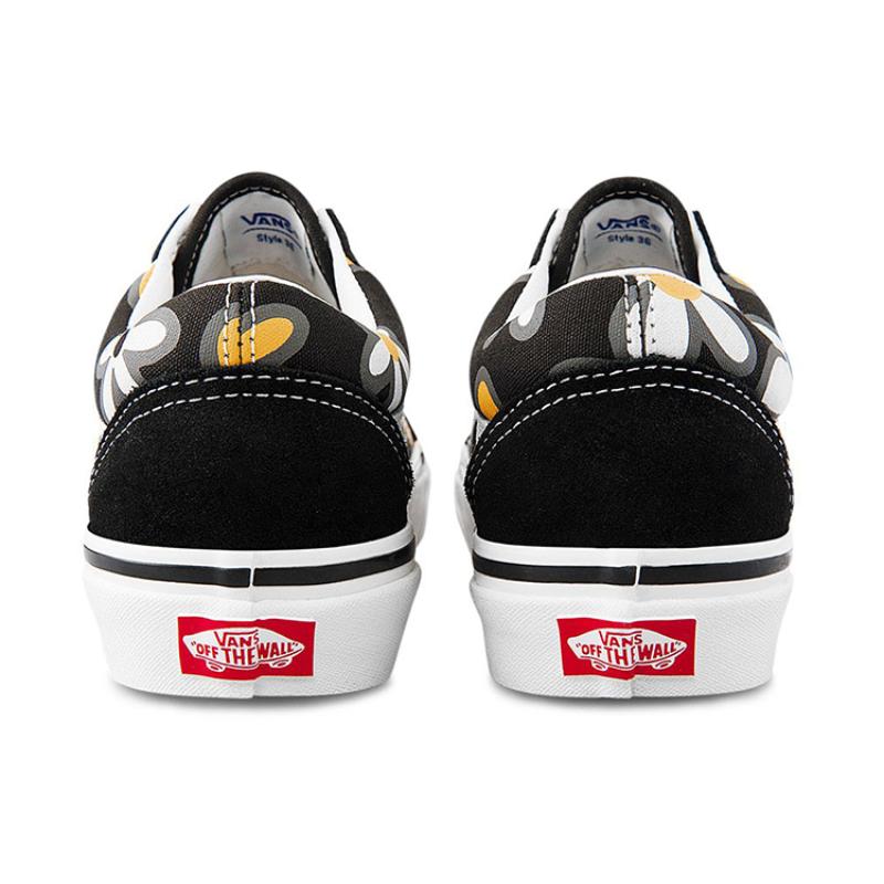 Vans Стиль 36 Ретро Повседневные Скейтбордические Кроссовки Унисекс Черный Принт 'Черный Желтый Белый' Vans VN0A38G22T6