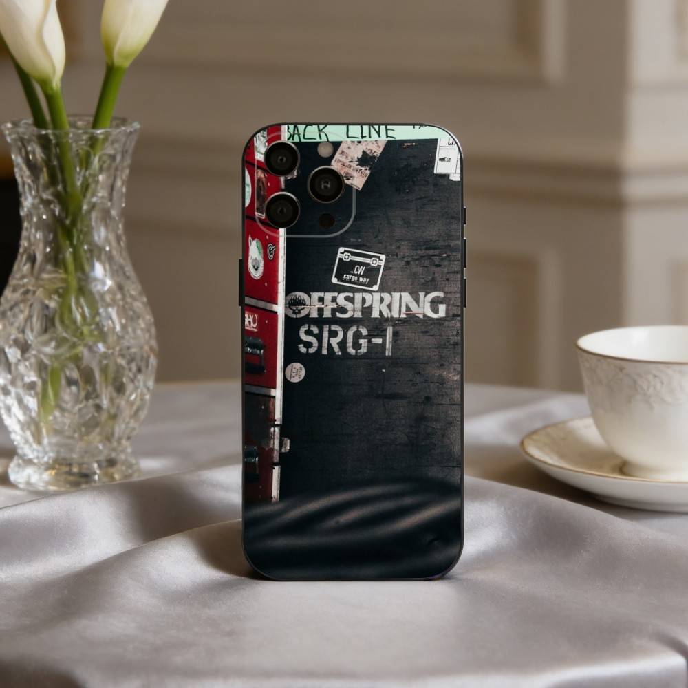 Punk T-The O-Offspring Band Phone Case For iPhone 17pro, 16,15,14,13,12,11 X XR Plus,Others Soft Black Cover