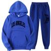 LOS ANGELES GALIFURHIA Men/Women Sports Suits Fashion Tracksuit Hoodies+Pants Two Pieces Sets Running Casual Sweatshirts Sweatpa