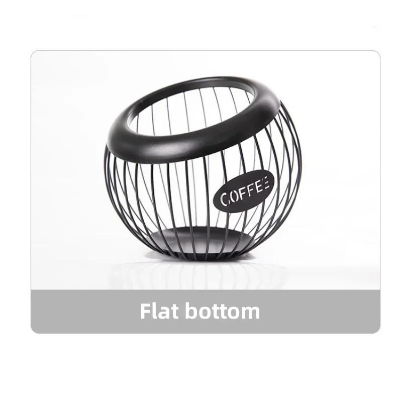 Держатель для кофейных капсул Корзина для хранения кофейных капсул Корзина для хранения сухофруктов на столешнице Кофейник для капсул эспрессо Кофейные аксессуары