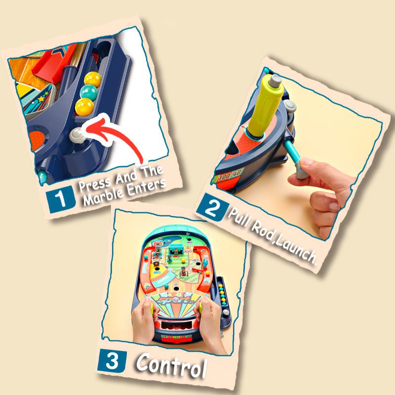 Детская игрушка-машина для пинбола, мраморный стол, боевая катапульта, мраморная игра, координация рук и глаз, интерактивная игрушка для родителей и детей для детей