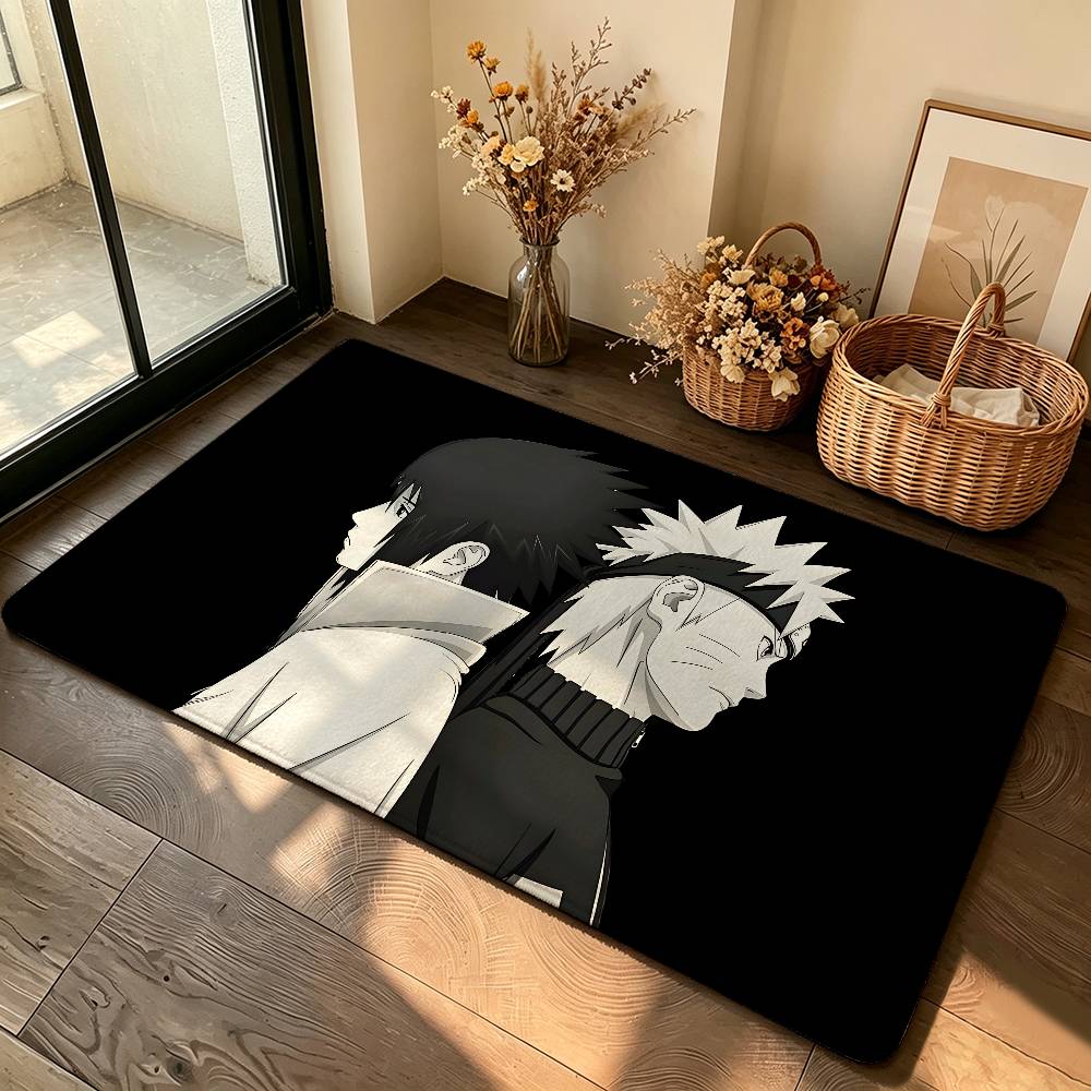 Classic Anme N-naruto-cool Carpet Bathroom Anti-slip Mat Door Mat Home Decoration Mat Entrance Door Mat Scratch-resistant Door