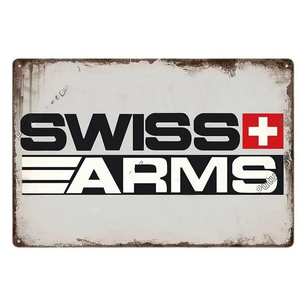 Metal Tin Signs Pistol Stonger Beretta Wesson Colt Vintage Funny Art Wall Decorations for Home Man Cave Garage Cafe Bars Clubs